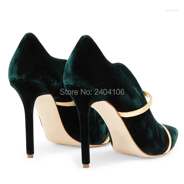 Dress Shoes Chaussure Femme Talon Spring Patchwork Ladies Office Party Stiletto Pumps Pointed Toe Velvet High Heels Sapatos Mulher