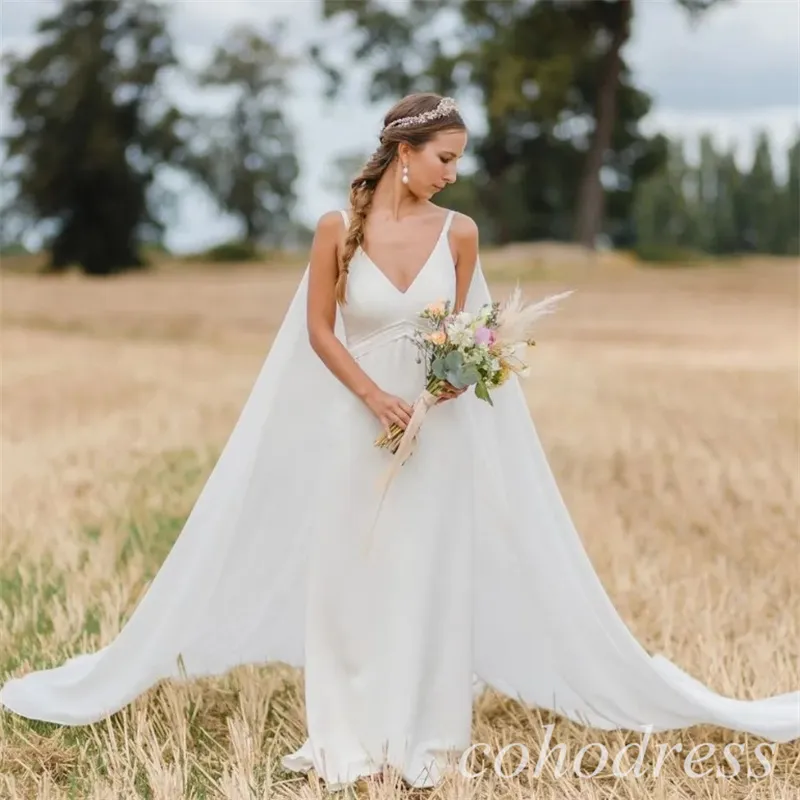Minimalist Boho Wedding Dresses Spaghetti Strap... From Cohodress, $103.02 | DHgate.Com Minimalist Boho Wedding Dresses Spaghetti Strap... From Cohodress, $103.02 | DHgate.Com