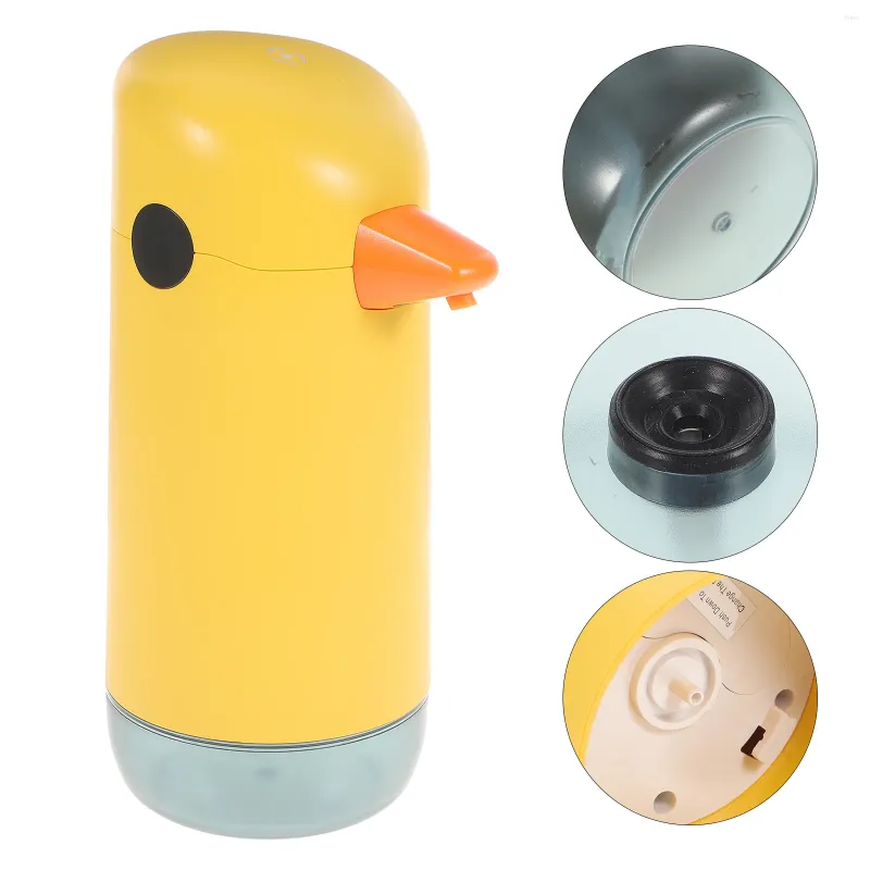 Liquid Soap Dispenser Yellow Automatic Cartoon Foams Foaming Hand Dispensers Duck Child