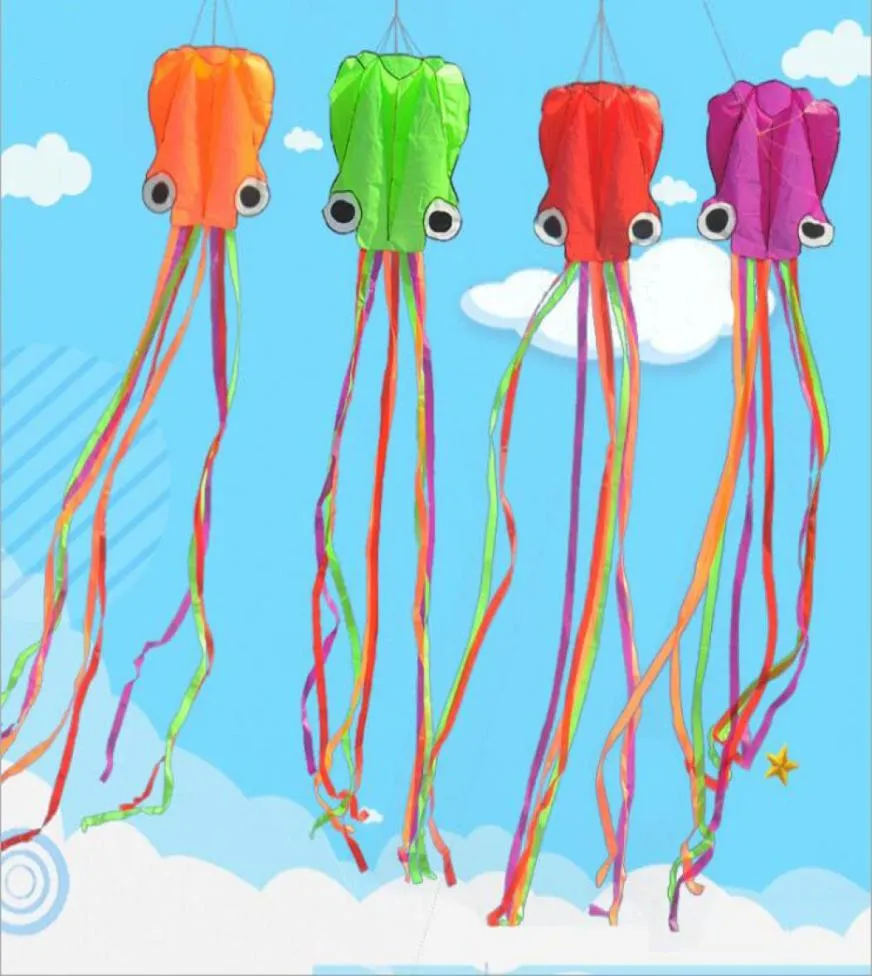 420 سم جديدة من الأخطبوط الطائرات الورقية الخطية مع أدوات الطيران Stunt Power Fun Outdoort Game Flying Kite Easy to Fly2874442