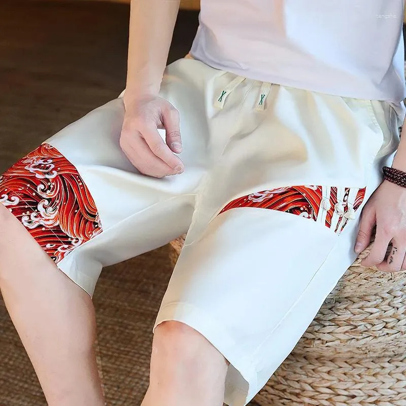 Men's Shorts Fashion 2024 Summer Casual Drawstring Waist Outdoor Loose Short-Length Pants Daliy Wear Large Size M-4XL Trousers