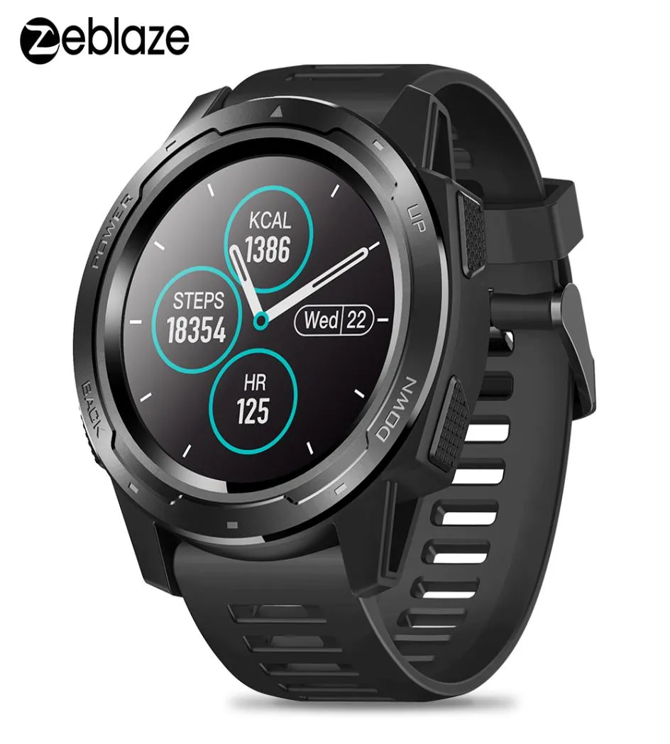 Zeblaze VIBE 5 IP67 Waterproof Smartwatch 13quot IPS Screen Heart Rate Monitor Multisports Modes Long Standby Fitness Tracker 6300474