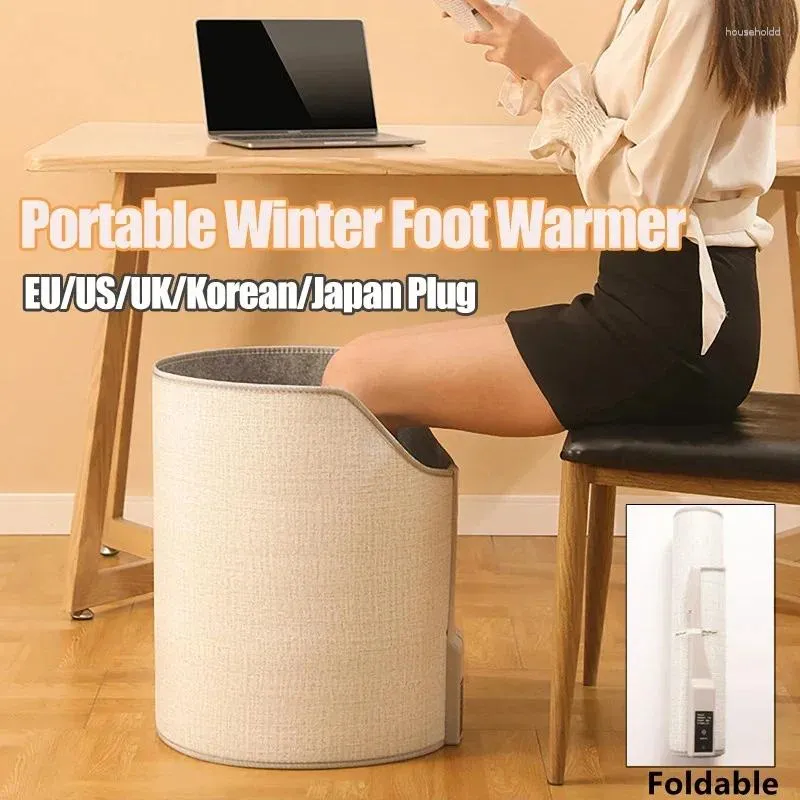 Carpets Folding Electric Heater Portable Winter Foot Warmer Leg Adjustable Thermostat For Home Office Under Desk Cushion