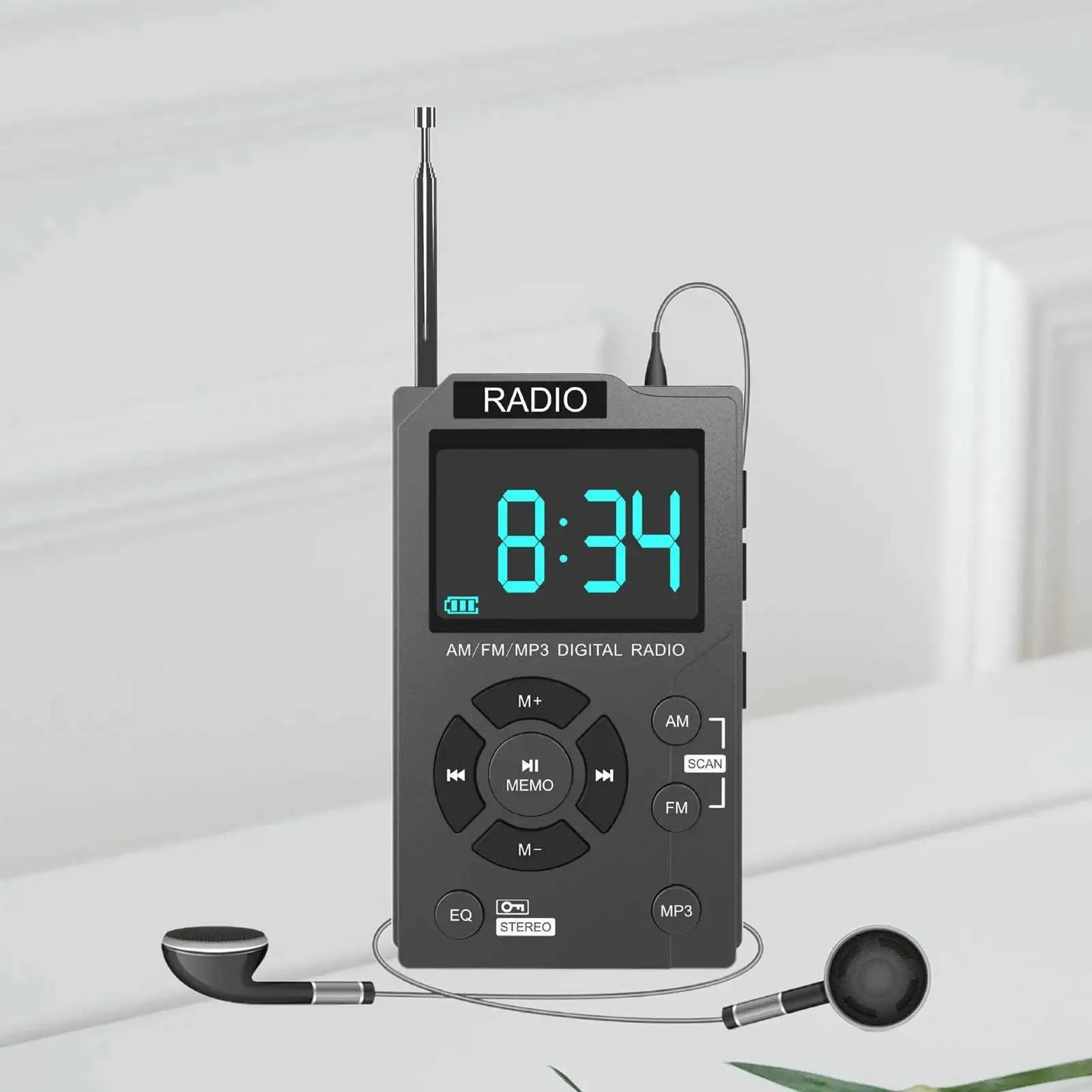 Radio AM/FM Ra USB Walkman Ra Small Ra MP3 Music Player Digital Ra ...
