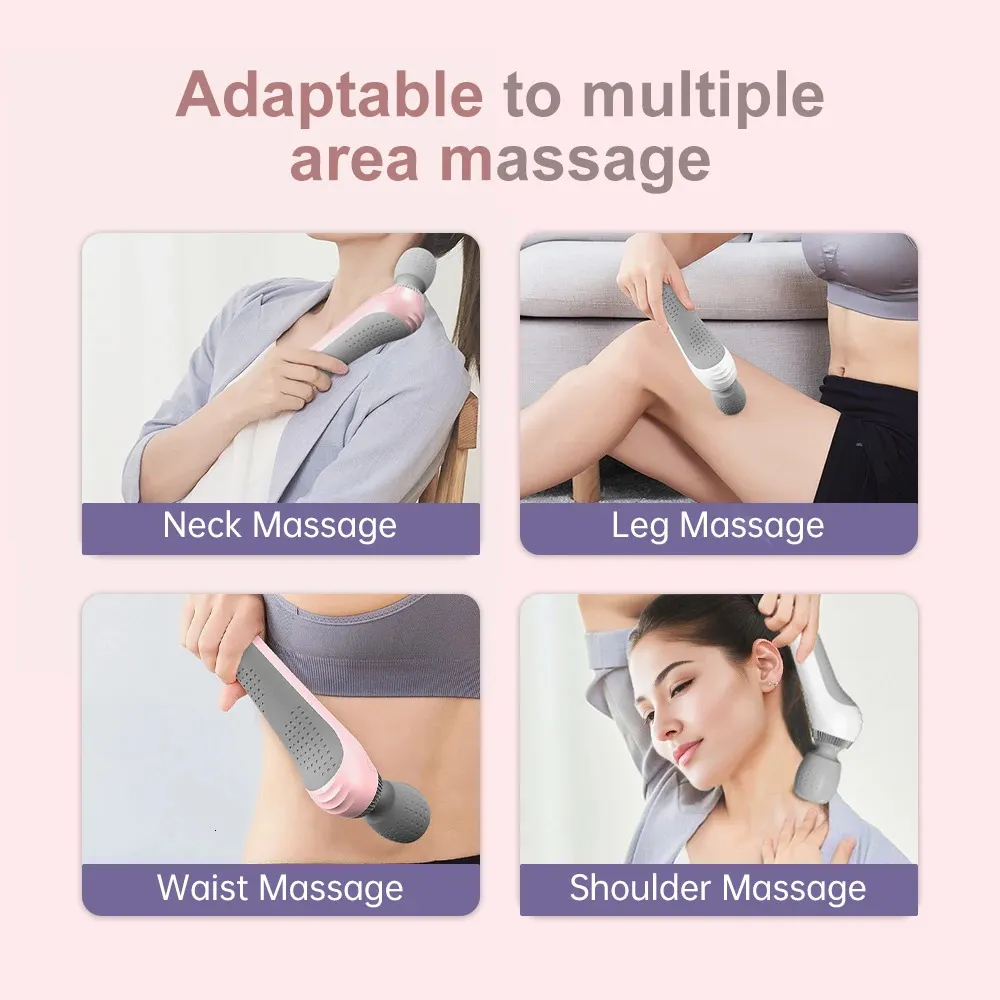cordless vibrating massager Adrinfly 6-Speed with Deep Tissue Vibration Massager Settings in Black  Finish Massage Gun Handheld Leg Body Cordless Massager SA04-329B008 main image 0