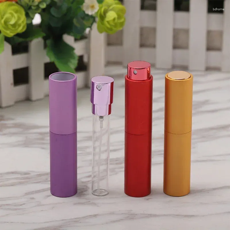 Storage Bottles 10ml Mini Bottom Filling Perfume Spray Dispenser Cosmetic Refillable Atomizer Portable Liquid Container Bottle