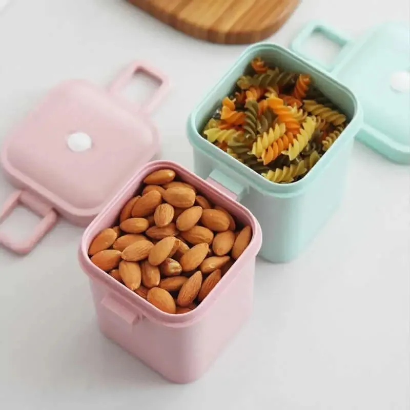 600ml Soup Box 900ml 3 Layers Lunch Box Bento Food Container Eco-Friendly Wheat Straw Material Microwavable Dinnerware Lunchbox