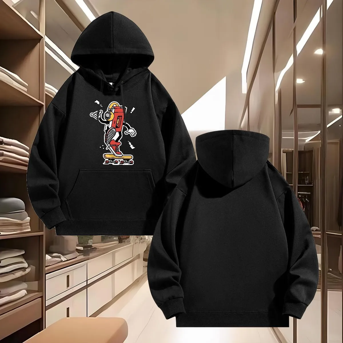 Designer Rapper Hoodies 2024 Oversized Designer Looney Tunes Hoodie With DIY Logo Breathable ...