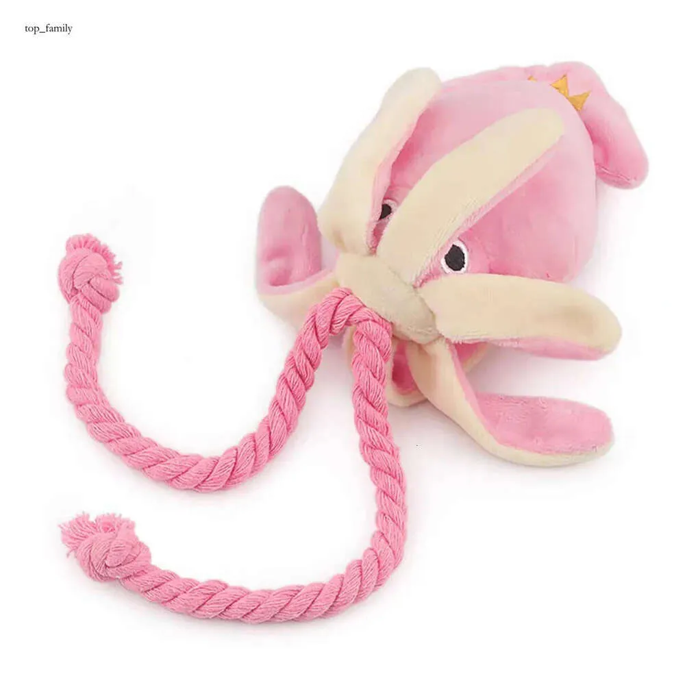 Plush Rope Bite-Resistant Octopus Dog Toy: Plush, Rope, & Interactive Fun! Shop ...