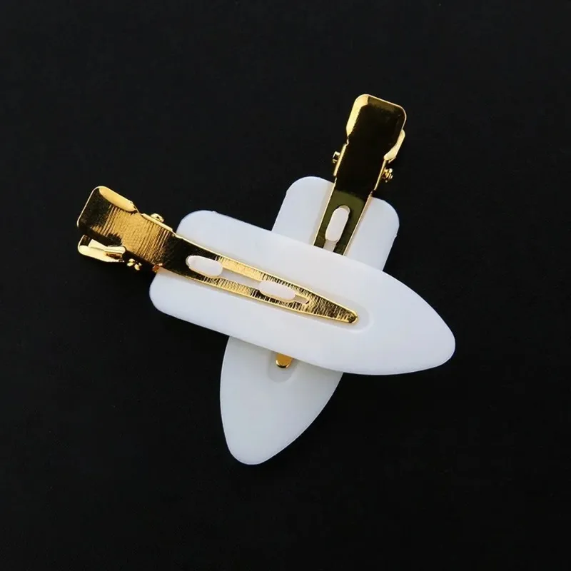 4st Ny Seamless Makeup Leaf CLIP Liu Seaside Clip Gold-Plated Luxury Pet Series Hair Clip Frisyrverktyg