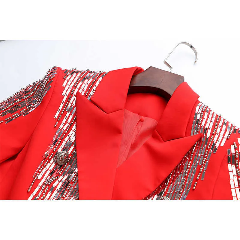 Sequin blazer ladies best sale
