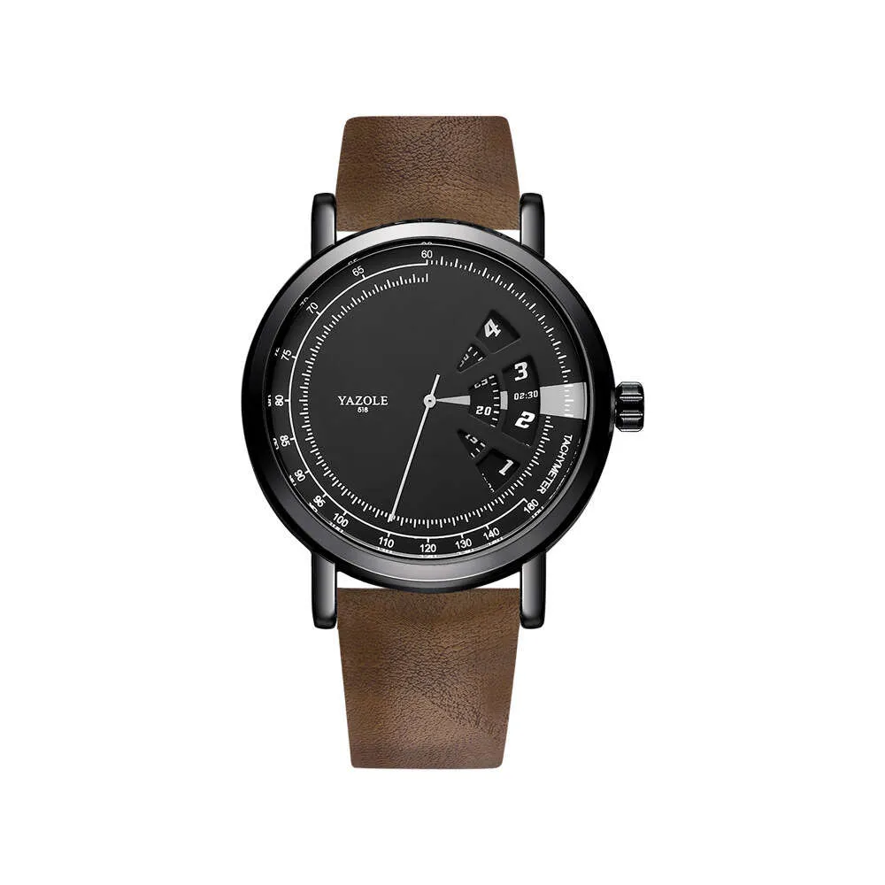 DHgate Yazole 509 Waterproof Quartz Mens Watch with Fashionable Rotating Bezel Watches