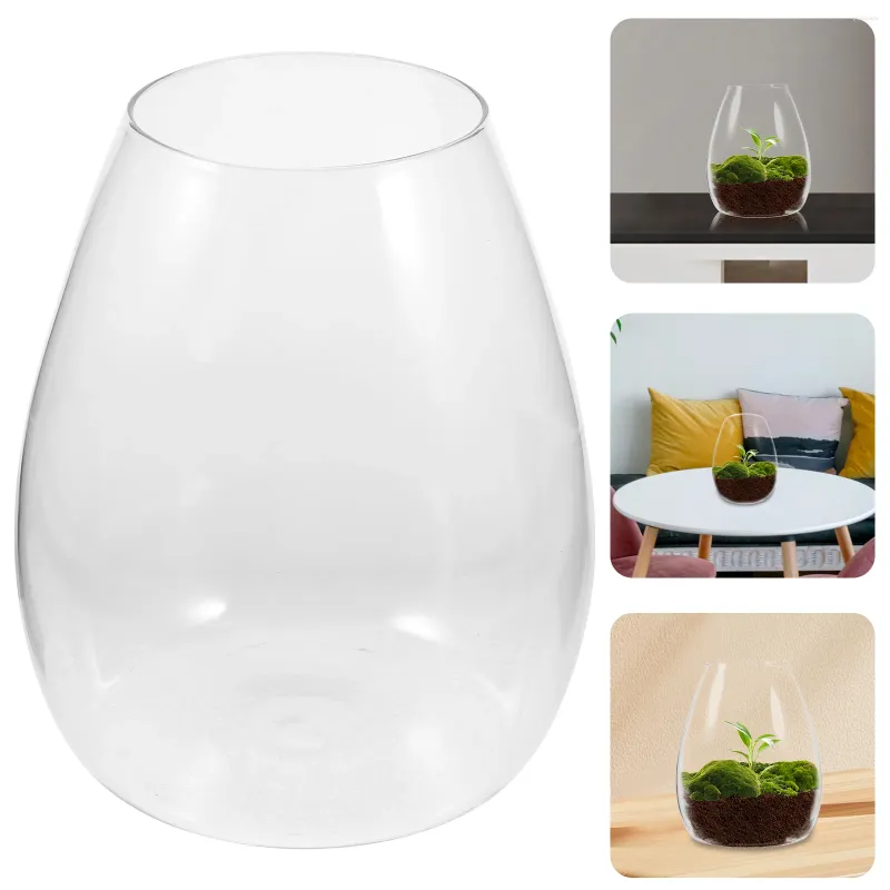 Vaser luft mikro landskap flaska blomkrukor mossa container glas microlandscape ekologiska