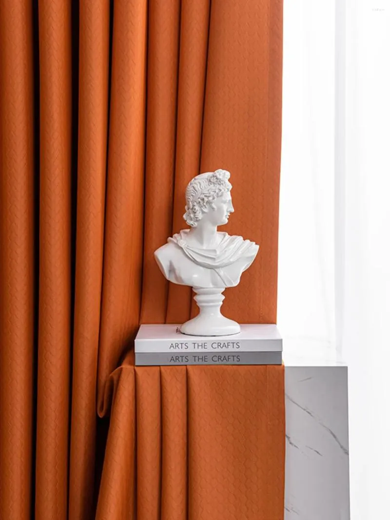 Curtain Single Panel Orange Embossed Pattern for Living Room and Bedroom  from Dhgate Curtain \u0026 Drapes - price 38.23, image size:800x1066