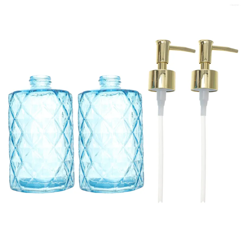 Bottiglie di stoccaggio bottiglie da viaggio in bottiglia trasparente dispensare i articoli da toeletta in vetro