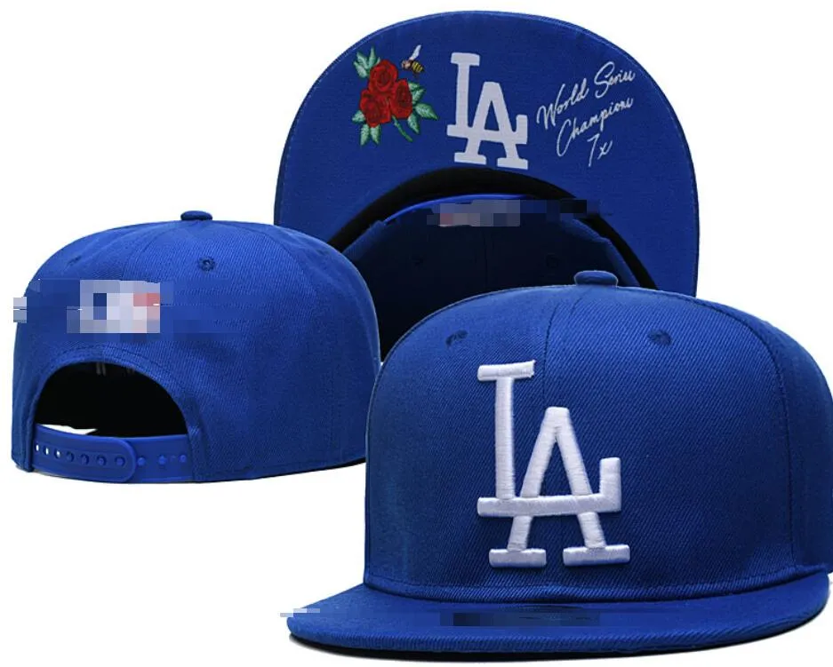 2024 "Dodgers" Baseball Snapback Sun Caps Champons Champions World Series World Feing Women Hat Football Capt Snapback Strapback Hip Hop Sports Hat Mix Order A5