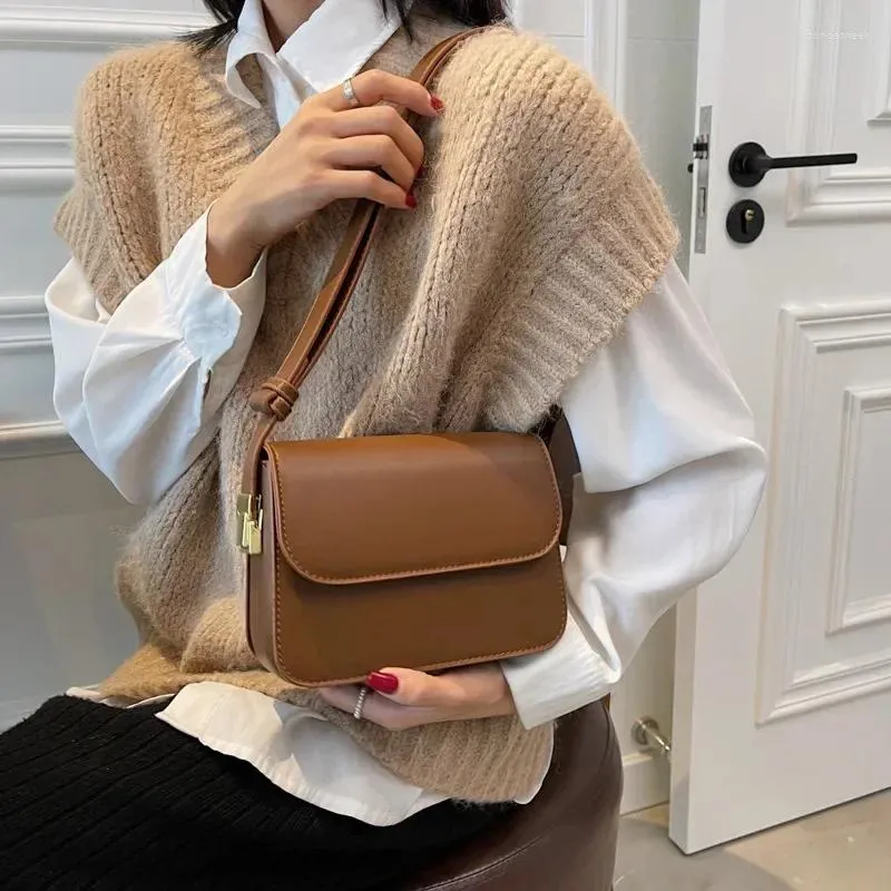 Totes pu kare çanta omuz crossbody moda moda ayarlanabilir el çantaları bayanlar