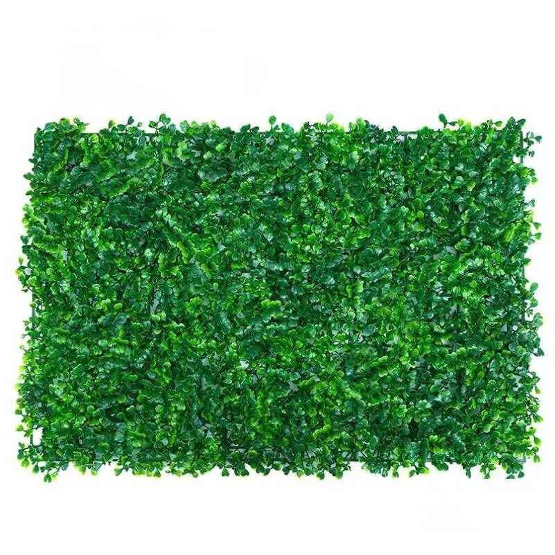 Fausse verdure florale artificielle plantes de pelouse de pelouse clôture murale jardin jardin décor de décoration pour chien pour animaux de compagnie intérieur 40x60cm d dhdnc