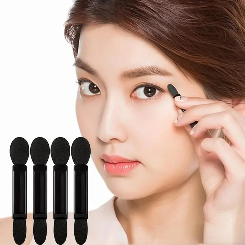 Wholesale Maquillage Double-end Eye-liner Eyeliner Brush Sponge Applicateur Tool Cosmetic Eyeshadow Brush Makeup Tool