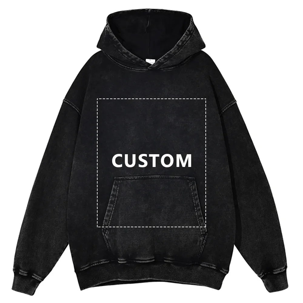 VIPReAlr2024 Oversized Retro Harajuku Hoodie – 360GSM From