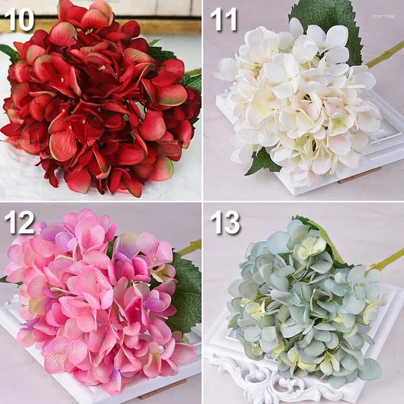 Dekorativa blommor 1st Shooting Simulation Hydrangea Wall Modelling Flower Arrangement Gardening Shop Decoration