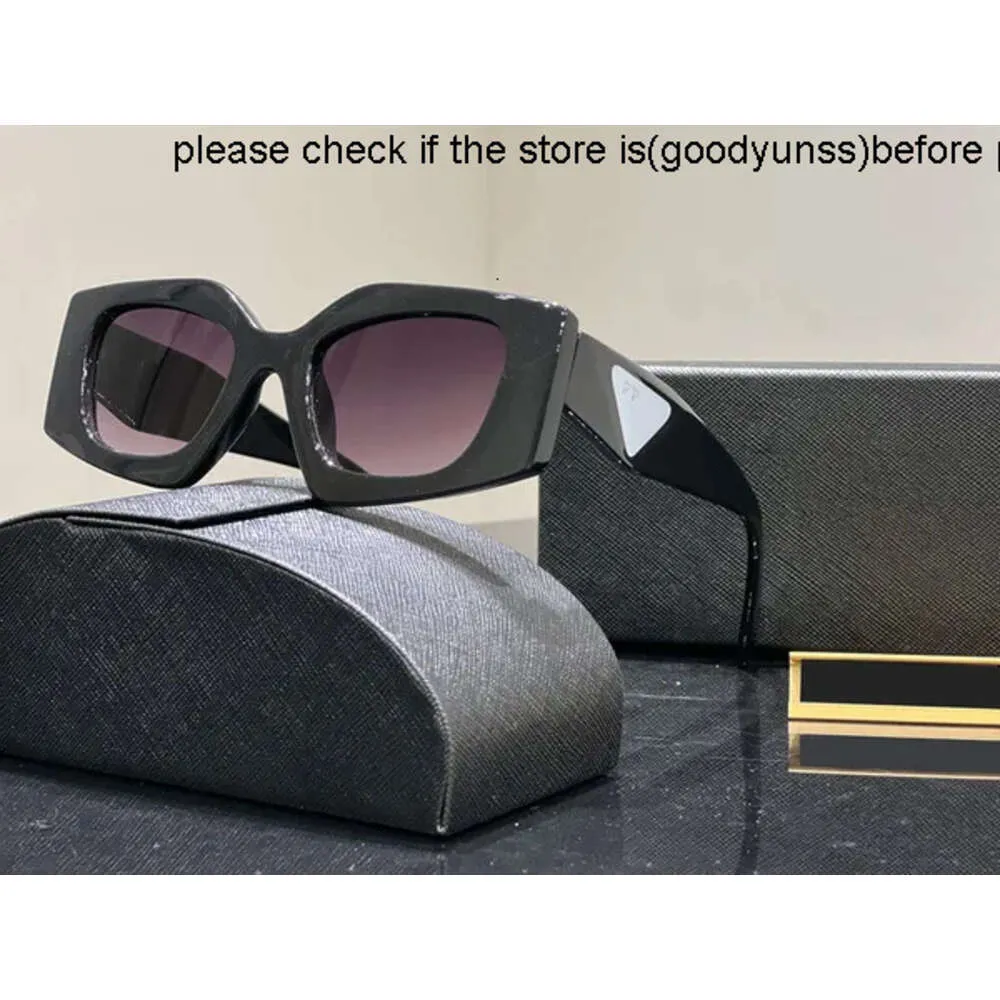 PRA Sunglasses Designer Pradie Fashion Солнцезащитные очки HD Нейлоновые линзы UV400 Рамовые рамки стильные для всех носить эс высокого качества