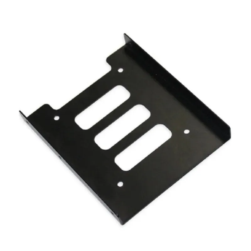 25 to 35 SATA IDE SSD Mount Adapter Hard Drive Bracket for PC Desktop Dock Storage Bays Black - Convert 25 Inch SSD to 35 Inch Size for Easy