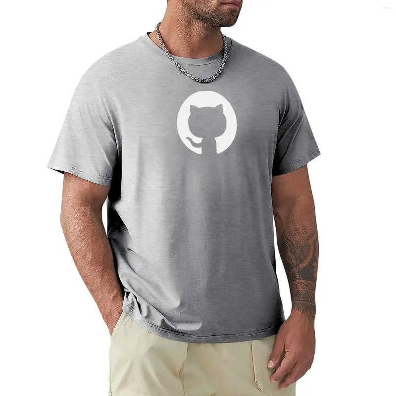 Heren t shirts github t-shirt tee shirt grafisch kort oversized voor mannen