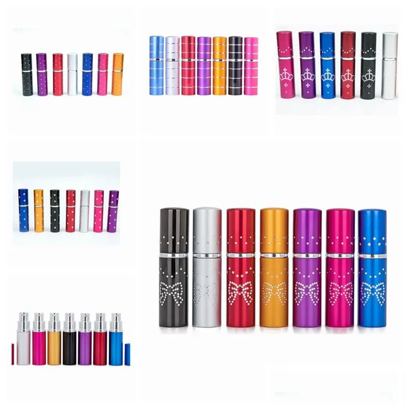 Party Favor 5Ml Mini Refillable Per Atomizer Colorf Spray Bottle Empty Bottles Makeup Containers For Traveler Drop Delivery Home Garde Dhjvz