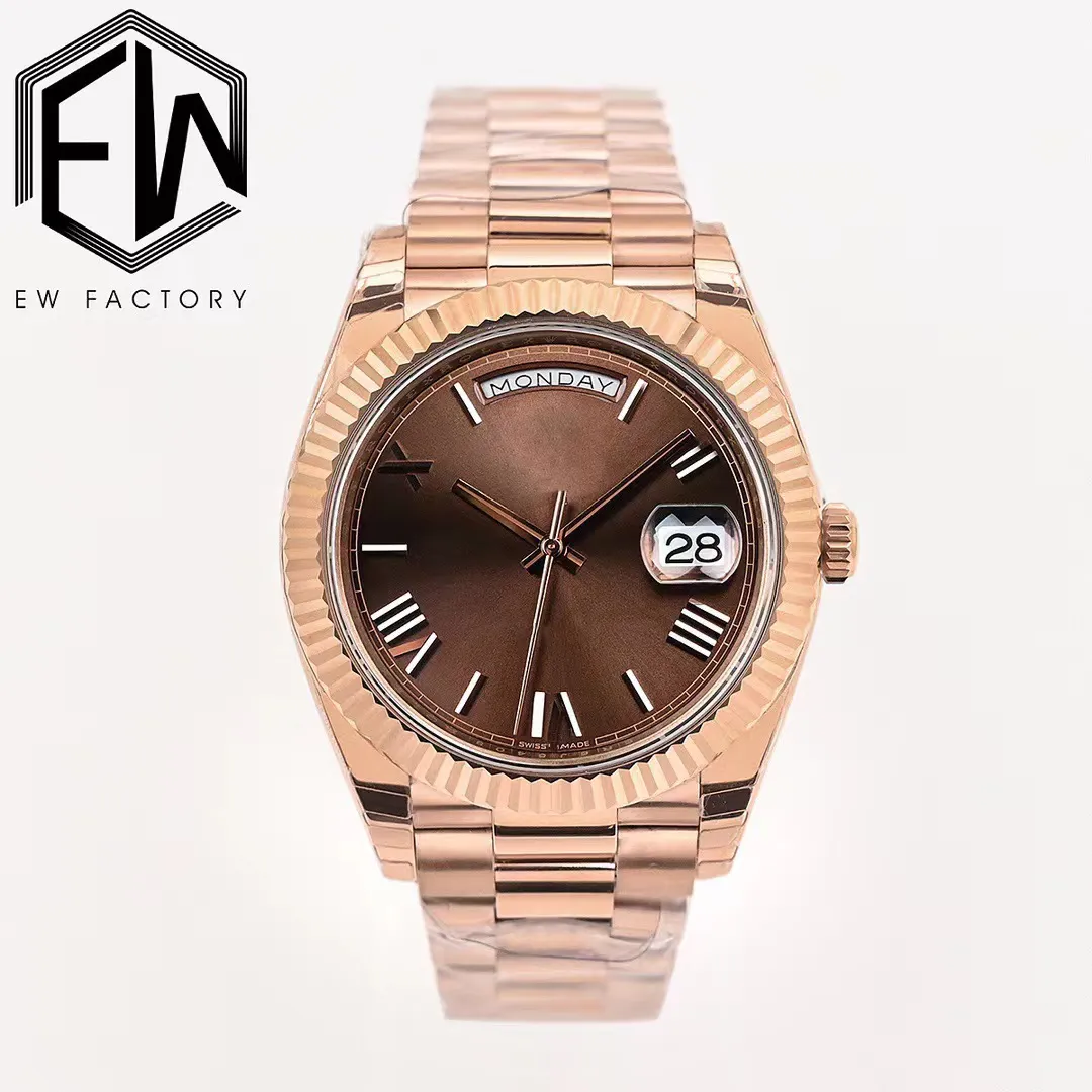 EW Factory Mens Watch 41 мм высококачественные 3255 Движение автоматические механические часы Men Day Day с DHL Sapphire Glass Super Luxury Designer.