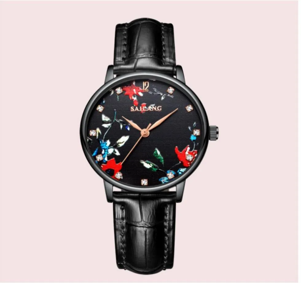 Свежие и простые набора CWP Womens Watch Watch учениц Жизни