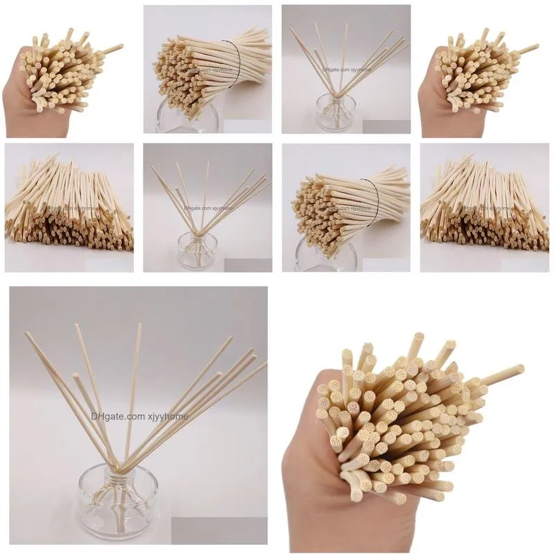 Essential Oils Diffusers 2021 3X22Cm Reed Diffuser Sticks Wood Rattan Fragrance Oil Aroma For Use With Drop Delivery Home Garden Decor Dhho0