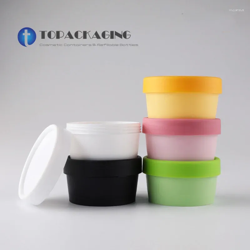 Storage Bottles 50PCS 50G Cream Jar Empty Cosmetic Container Facial Tins Pot PP Plastic Packing Sample Refillable Canister Screw Cap