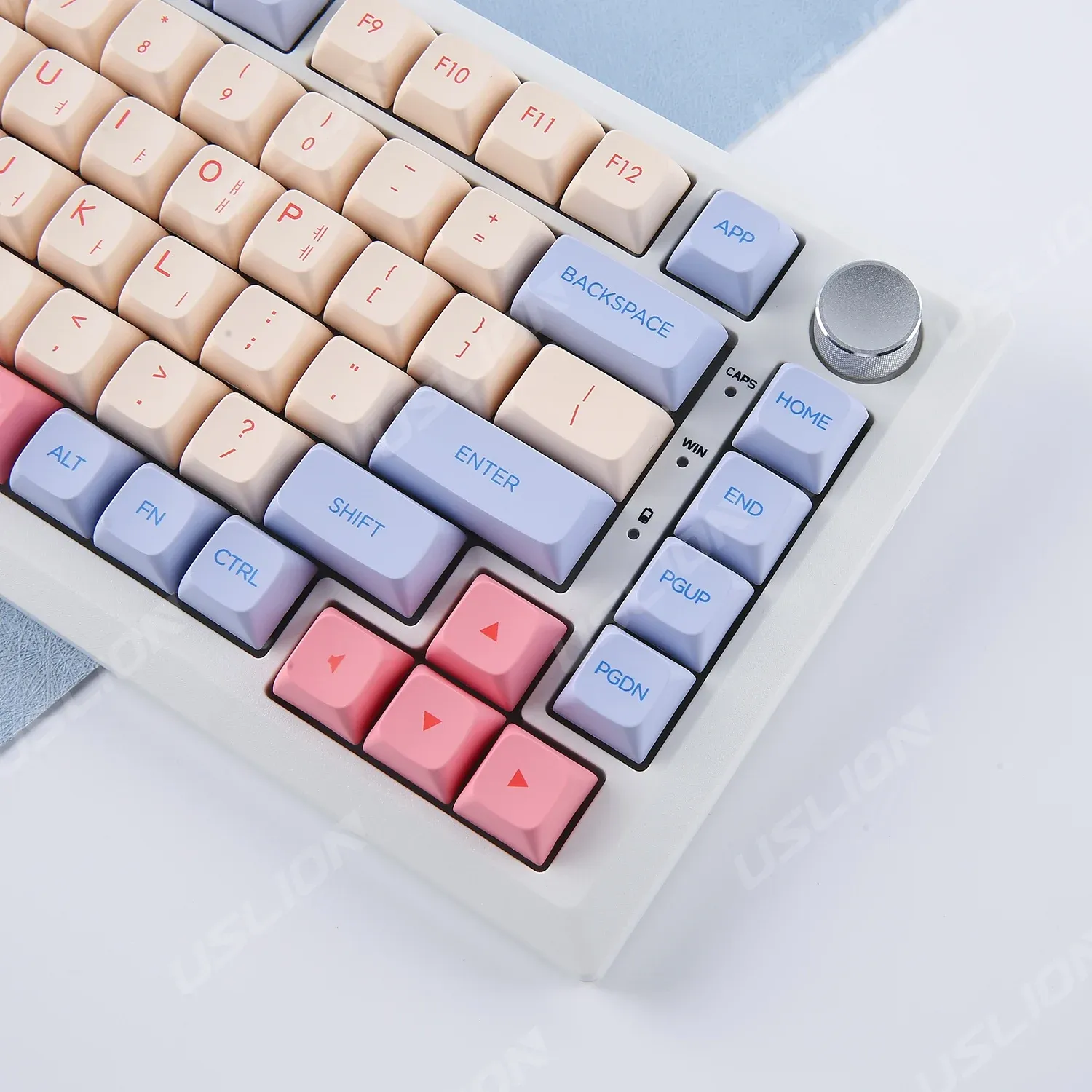 Tillbehör 132Key Cute Marshmallow Korean English KeyCaps XDA Profile KeyCap för Mechanical Keyboard MX Switch PBT Dye SubliMation Key Caps