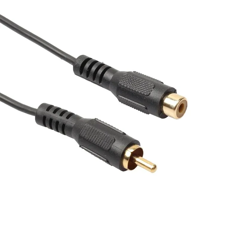 Câble d'extension composite audio masculin RCA pour la connexion des lecteurs DVD et des téléviseurs avec une longueur de 45 m / 76 m