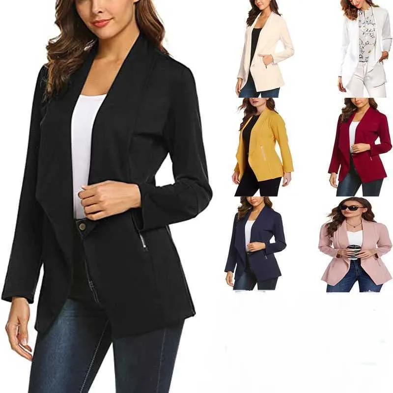 2024 giacche più di alta moda giacche da lavoro Office Lady Lady Blazer alla moda per donne Corea Solid Blazer Giacca sexy