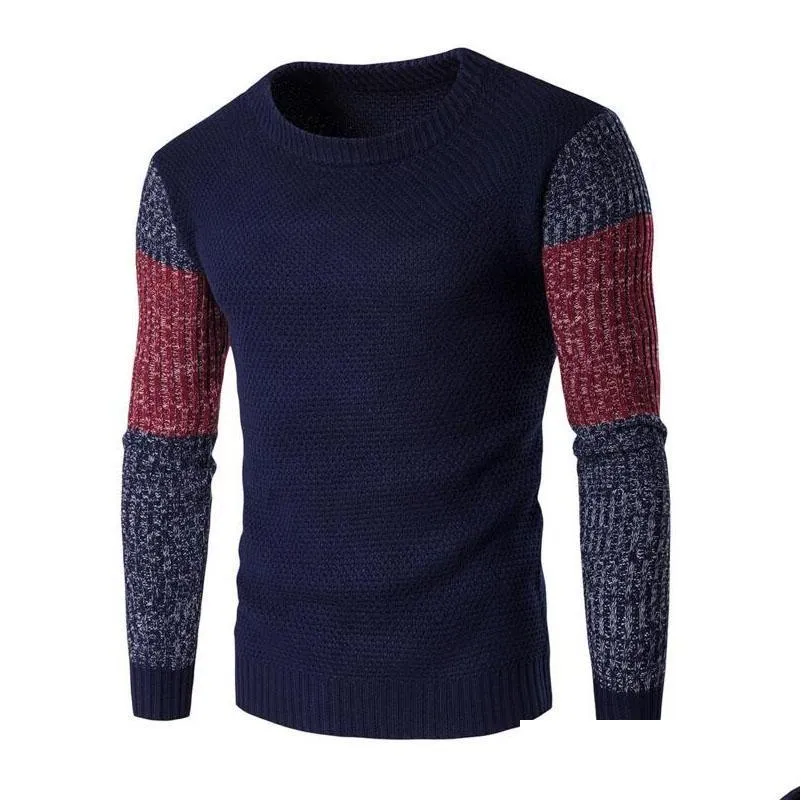 Pulls pour hommes Mens 2021 Fashion Plover Men O O Nou Sweater Brand Slim Fit Plovers Casual Knitwear Pl Homme High Quality Xxl Drop Deli Dhzbe