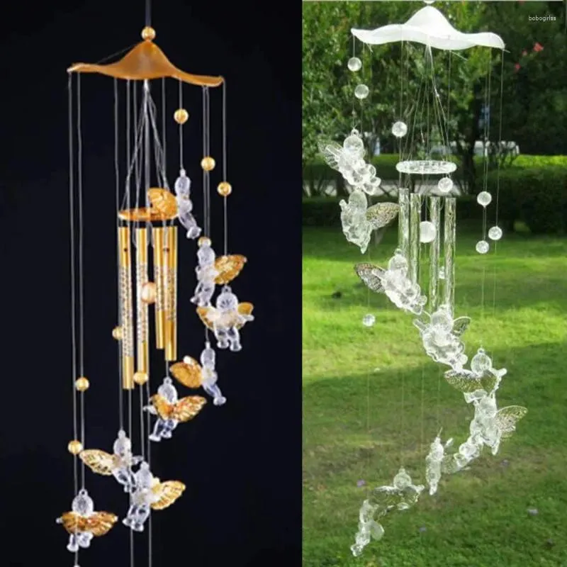 Dekorativa figurer Jjyy Angel Cupid Creative Wind Chime Pendant Warm Home Decoration Student Gift