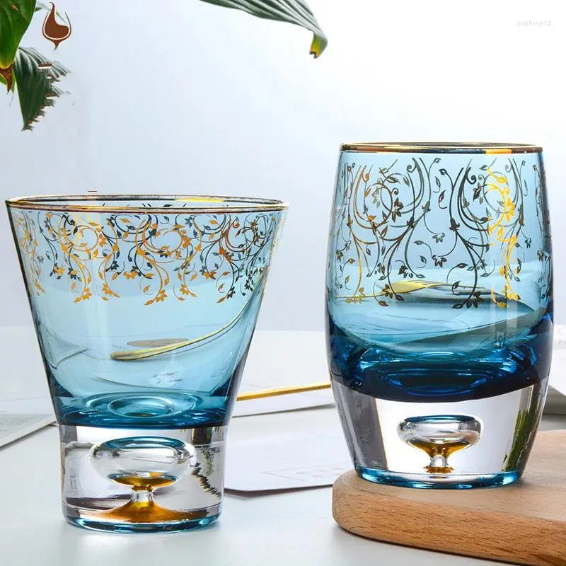Copas de vino japonesa creativa fnom penh taza de vidrio té agua leche bebida jugo café
