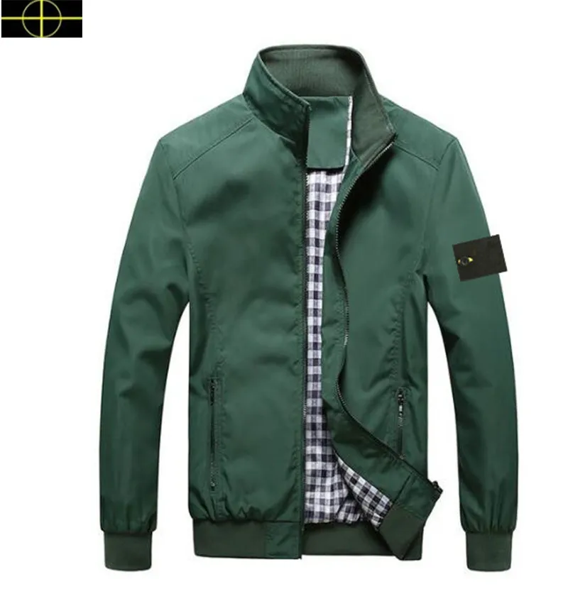 2023 Veste en pierre Fashion Nouvelle créatrice masculine Mabinement Hiver et automne Baseball Slim Style Classic Casual Windbreaker Coat Cabinet Zipper