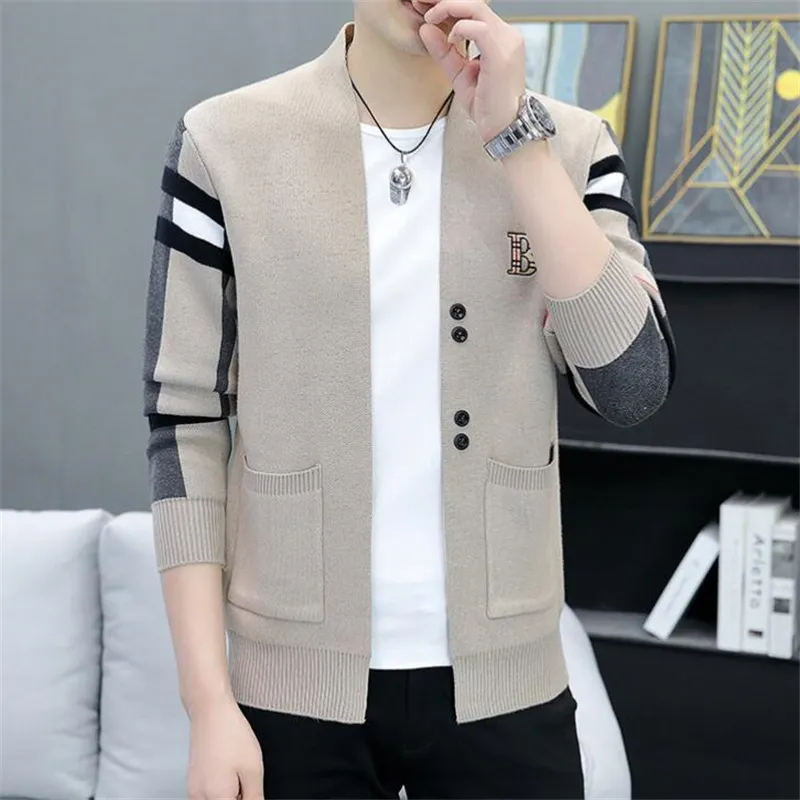 2024 New Style Brand Men's Sweater Luxury Letter Knitted Oversized Pullovers Fashion Clothing Harajuku Clothes Long Sleeve Jacket Tops Size M-5XL