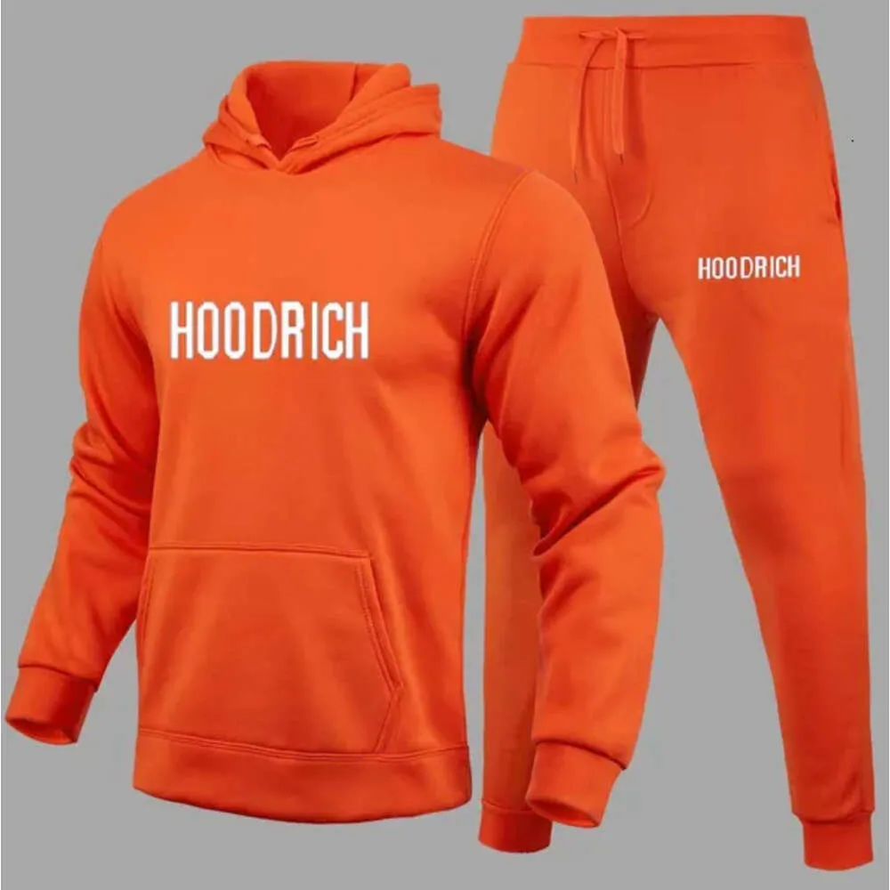 100% Cotton Hoodrichuk Hooides Sportset hochwertiges Wolltuch -Handtuch mit Stickel mit Hoodies 2023 Winter Sport Hoodie Men Hoodrich Tracksuit JJ
