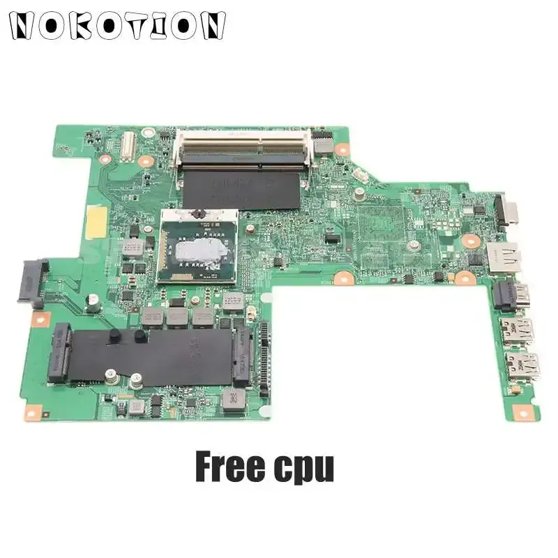 Moderkort nokotion cn0pn6m9 0pn6m9 huvudkort för Dell Vostro 3500 V3500 Laptop Motherboard HM57 DDR3 HD GMA Free CPU