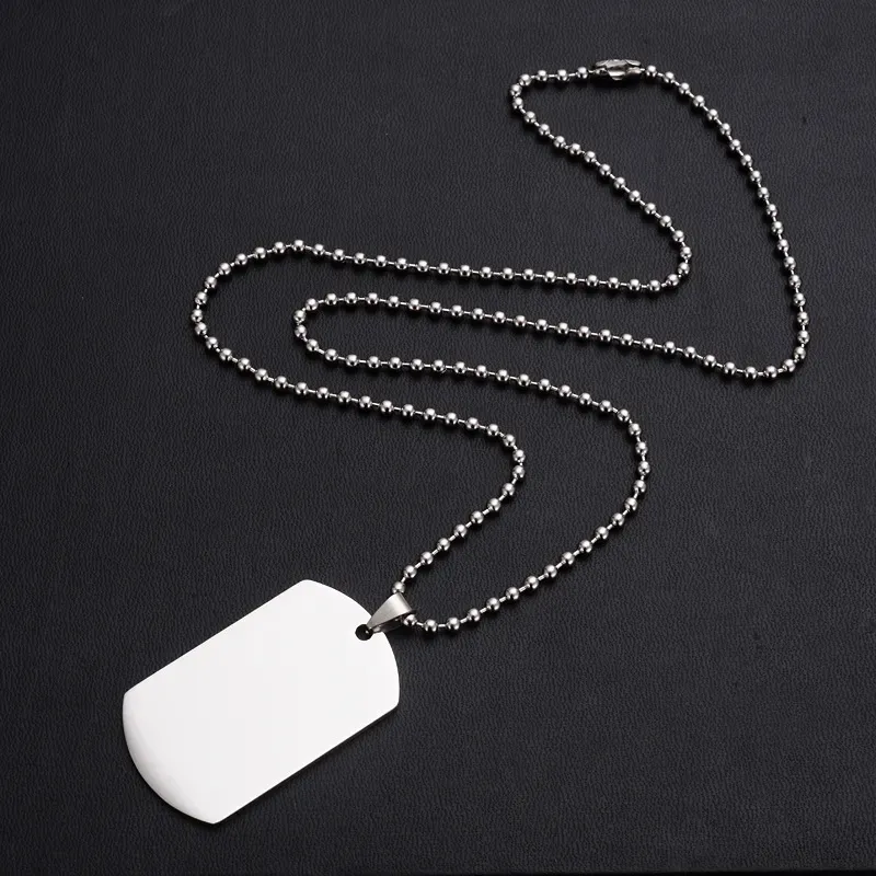 Stainless Steel Army Dog Tags with 24