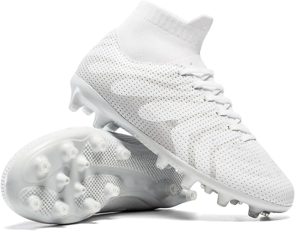 Mens Indoor/Outdoor Soccer Shoes Neutral Turf Soccer Cleats For