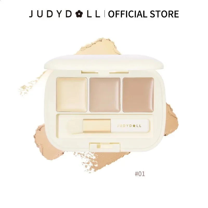 Judydoll Threecolor Coverer Palet Blemishes lekeler Sivilce yara izleri Gözyaşı oluklarını kaplayan 240327