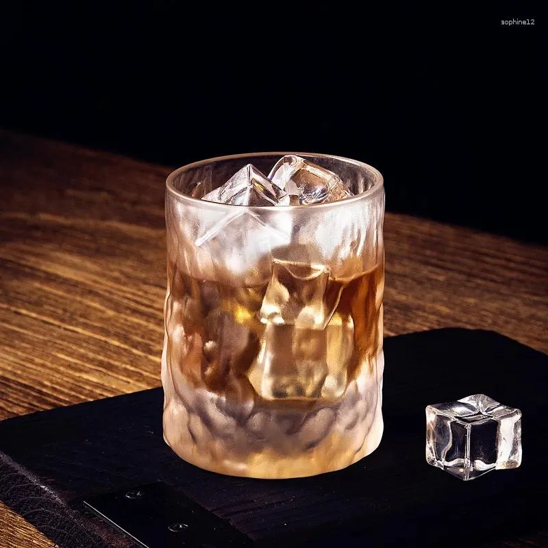 Vinglas med japansk hammare whisky hem kreativt öl kristall glas drickande