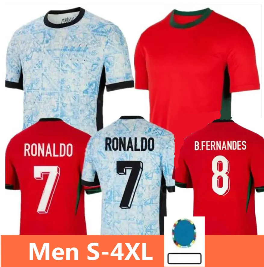 2024 Portuguesa Joao Felix Soccer Jerseys Portugal Bruno Fernandes Portugieser Portugais 24 25 Shirt Football Team Football