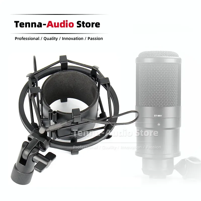 الوقوف المضاد للاهتزاز Mike Mike Shockmount Microphone حامل لـ Steinberg STM01 ST M01 MO1 STMO1 M 01