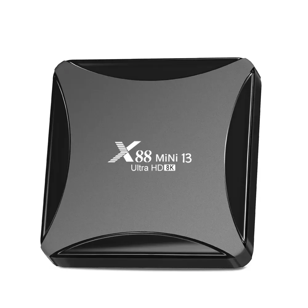 X88 Mini 13 Android RK3528 RockChip Quad Core 8K Ultra HD Dual WiFi 100m LAN Smart TV Box ZZ